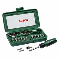 Bosch 46-Piece Screwdriver Bit set, with Screwdriver Bits and 12 Nutsetters (Apply Rs 50 Coupon)
