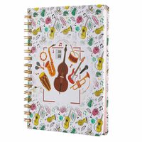 Amazon Brand - Solimo Magical Melody Wirebound Notebook | 80 GSM | 160 Pages (165 X 215 mm)