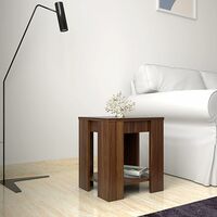 Amazon Brand - Solimo Millburn Engineered Wood Side Table (Walnut Finish)