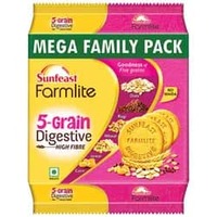 Sunfeast Farmlite 5 Grain Digestive Biscuit - High In Fibre 800 gm @ ₹119

