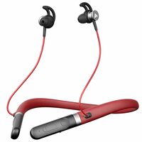 Boult Audio ZCharge Wireless in Ear Bluetooth Neckband with ENC Mic, 40H Playtime, Type-C Fast Charging (10Mins=15Hrs Playtime), Dual Pairing, Made in India, Biggest 14.2mm Drivers Ear Phones (Red)