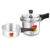 Pigeon By Stovekraft Favourite Aluminium Pressure Cooker Mini Combo with Outer Lid 2, 3 Litre Capacity