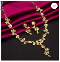 (Pack of 2) Alloy Gold Jewel Set  (Pack of 2)