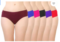 Sexy Bust  Pack of 6 Women Hipster Multicolor Panty