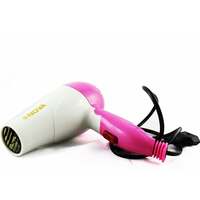 Nova NV-1290 Plastic Perfect Nova Foldable Hair Dryer (Pink)