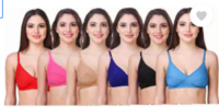 (Pack of 6) Women Push-up Non Padded Bra  (Multicolor)