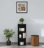 Haako 3 Tier Book Shelf in Light Cappuccino Colour,