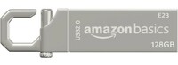 @589 Amazon Basics 128 GB USB 2.0 Pen Drive |Flash Drive | with Key Ring (Metal) 