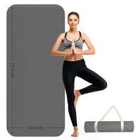 [Apply ₹100 Coupon] SLOVIC Yoga Mat for Women and Yoga Mat for Men, 6mm Thick Exercise Mat for Home Workout | Soft and Durable EVA Material Gym Mats | Non-Slip Yoga Mats