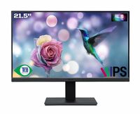 Acer V227Q 21.5 Inch Full HD IPS LCD Monitor with LED Back Light I Adaptive Sync I 250 Nits Brigtness I Eye Care I TCO & Energy Star Certified I 1xHDMI 1xVGA with VGA Cable I Stereo Speakers (Black)