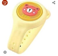 Litvibes Pack of 1 Mosquito Repellent Wrist Band with LED Light Cute Water Resistant Insect & Bug Repeller With Plant Essential Oil For Babies,Kids & Adults Perfect Return Gift Option- (Random Design) 