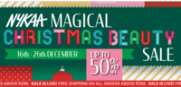 Nykaa Magical Christmas Beauty Sale (16th-26th Dec) : Upto 50% Off + Free Gift