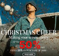 Campus Sutra Christmas Sale - Up to 50% Off + Extra 25% Coupon Off on 2999 Orders