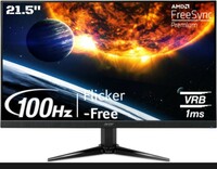 Acer Nitro QG221Q 21.5 Inch (54.61 cm) Full HD Gaming LCD Monitor with LED Backlight I VA Panel I 1 MS VRB, 100 Hz Refresh I HDMI, VGA I Stereo Speakers I 250
