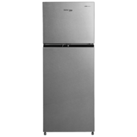 Lowest - VOLTAS beko 228 Litres 2 Star Frost Free Double Door Refrigerator with Reciprocating Compressor (RFF265D/W0XIR0I000, Brushed Silver)