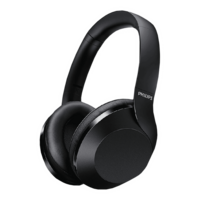 Loot - PHILIPS TAPH802 Bluetooth Headset with Mic (Echo Cancellation, Over Ear, Black) [Location Specific]
