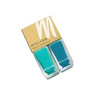 MyGlamm 2IN1 Nail Paint Glossy Finish-Poolside Soiree-2X5ml
