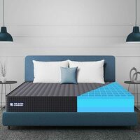 The Sleep Company SmartGRID Orthopedic Pro - Doctor Recommended | Pressure Relieving | Scientifically Proven 5 Zone Support | 6 Inch Queen Size AIHA Certified Firm Mattress for Back Pain | 78x66