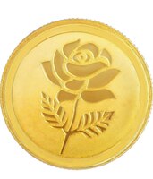 Malabar Gold & Diamonds 24k (999) Rose 2 gm Yellow Gold Coin