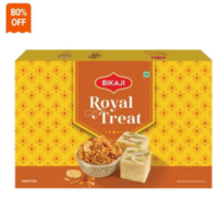 Swiggy Instamart Bikaji Soan Papri 450g + Namkeen 200g 