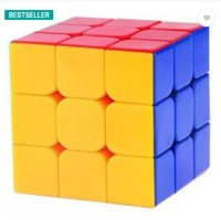 TamBoora 3X3X3 SPEED CUBE HIGH STAYBILITY STICKER LESS SMOOTH SWING FOR FASTER MOVEMENT (1 Pieces)  (1 Pieces)
