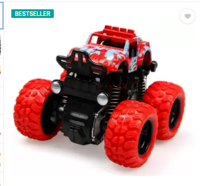 Zenex store Monster truck toys car for kids 4 wheel Friction push to go speed monster truck (RED, Pack of: 1)  (Red)
