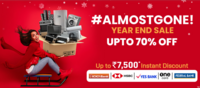  Vijay Sale Year End Sale - Up to 70% Off + Up to Rs.7500 Discount on Bank Offers