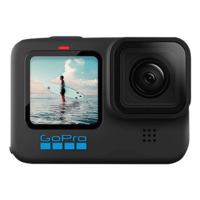 GoPro Hero10 5.3K and 23MP 60 FPS Waterproof Action Camera with HyperSmooth 4.0 Video Stabilization (Black)