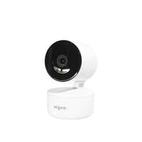 Wipro Smart Wireless Security Camera | 3 MP 1296p Full HD | AI Powered Motion Detection | Infrared Night Vision | 360° Panorama | Two-Way Communication | White