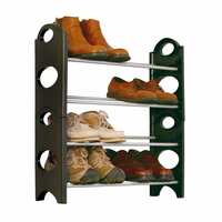 Go Hooked 4 Layer Plastic Shoe Rack @189