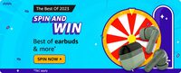 amazon spin and win (best of 2023 best of earbuds) win Rs.10-20 or lucky draw