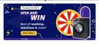 Amazon Spin and Win get 10/20 cashback 