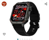  Fire-Boltt Strike Smart Watch 1.95” AMOLED Display, 800 NITS Brightness, 123 Sports Modes, Bluetooth Calling, Always On Mechanism 