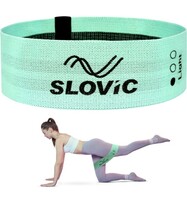 [120 Coupon] SLOVIC Resistance Bands for Workout for Women with 30+ Workout Guide (10-25 Lbs) Anti Slip Loop Hip Band for Women & Men Mini-Loop Booty Bands for Glutes and Squats Exercise, Suitable for Home & Gym