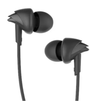 boAt BassHeads 100 In-Ear Wired Earphones With Super Extra Bass, In-line Mic, Hawk Inspired Design ,Black
