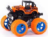 K A Enterprises monster trucks toys for boys, 360 degree rotation 4 wheels drive durable friction powered truck toys