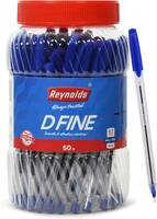 Reynolds D fine Ball Pen  (Pack of 50, Blue)