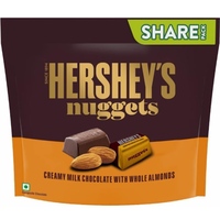 HERSHEY'S NUGGETS CREAMY MILK WITH WHOLE ALMONDS | CRUNCHY CHOCOLATY DELIGHT 130.2g