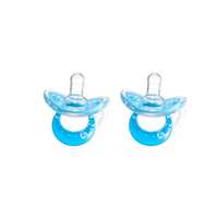 Fisher-Price Ultra Care Orthodontic Pacifier with Case for Babies, 3 Months Onwards (Blue)