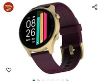 Noise Twist Bluetooth Calling Smart Watch with 1.38" TFT Biggest Display, Up-to 7 Days Battery, 100+ Watch Faces, IP68, Heart Rate Monitor, Sleep Tracking (Gold Wine) 