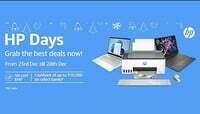 HP Days - Up to 40% Off on Laptops & Free Smartwatch Worth Rs.18999 on Purchase HP Smart Tank Printer