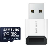 128GB SAMSUNG PRO Ultimate microSD Memory Card + Adapter

