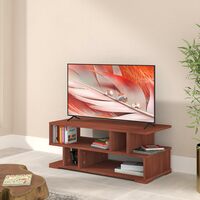 Amazon Brand - Solimo Aster Engineered Wood TV Unit (Walnut Finish) |TV Cabinet | TV Stand | TV Unit for Living Room