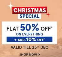 Pepe Jeans Christmas Special - Flat 50% Off on Everything + Add 10% Off 