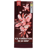 Lowest - Haier 190 Litres 3 Star Direct Cool Single Door Refrigerator with Antibacterial Gasket (HED-203RFB-P, Red Opal)