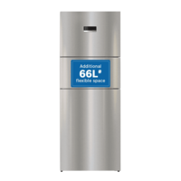 BOSCH Series 6 364 Litres Frost Free Triple Door Convertible Refrigerator with Temperature Display (CMC36S05NI, Shiney Silver)