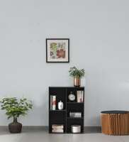 Haako 3 Tier Wide Book Shelf in Light Cappuccino Colour,