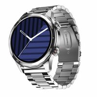 Noise Newly Launched Mettalix: 1.4" HD Display with Metallic Straps and Stainless Steel Finish, BT Calling, Functional Crown, 7 Day Battery, Smart Watch for Men and Women (Elite Silver)