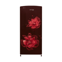 Lowest - VOLTAS beko 183 Litres 3 Star Direct Cool Single Door Refrigerator with Reciprocating Compressor (RDC215C / S0WFR0M0, Fressia Wine)
