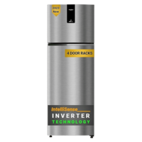 Whirlpool Intellifresh DF278 231 Litres 2 Star Frost Free Double Door Refrigerator with 6th Sense Technology (Grey)